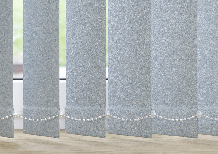 Shimmer (Blackout), Blue Eclipse - Vertical Blind Slats - Image 3